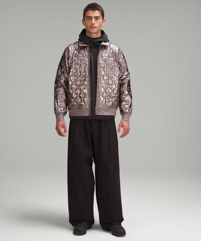 lululemon lab Metallic Quilted Bomber Jacket | lululemon UAE lululemon lab Metallic Quilted Bomber Jacket | lululemon UAE