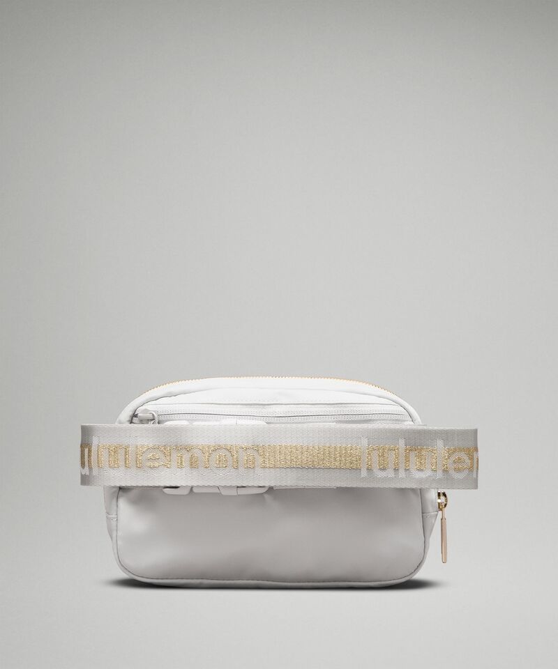lululemon gold and white belt bag Everywhere 1L (Neo Mint) this Vegas Golden Knights bag has everything you need to take on your day Lululemon Everywhere Belt Bag -